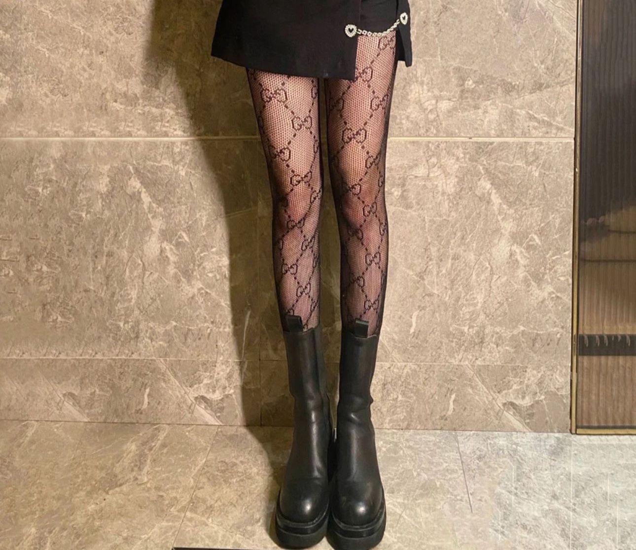 GG Fishnet Stockings