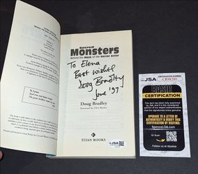 🔥Doug Bradley Signed Autographed Book Behind The Mask Pinhead JSA COA🔥