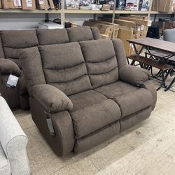 Ashley Living Room Set, Recliner Sofa and Loveseat