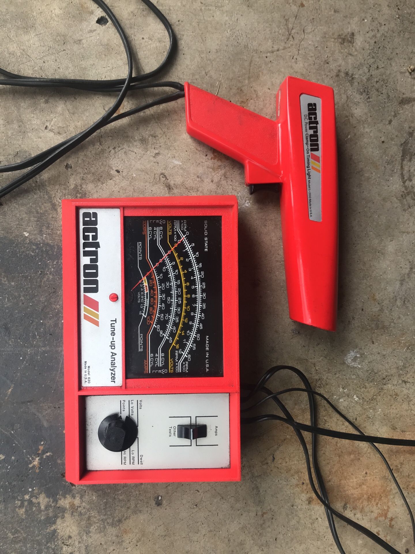 Actron tune up analyzer w/ clamp on timing light