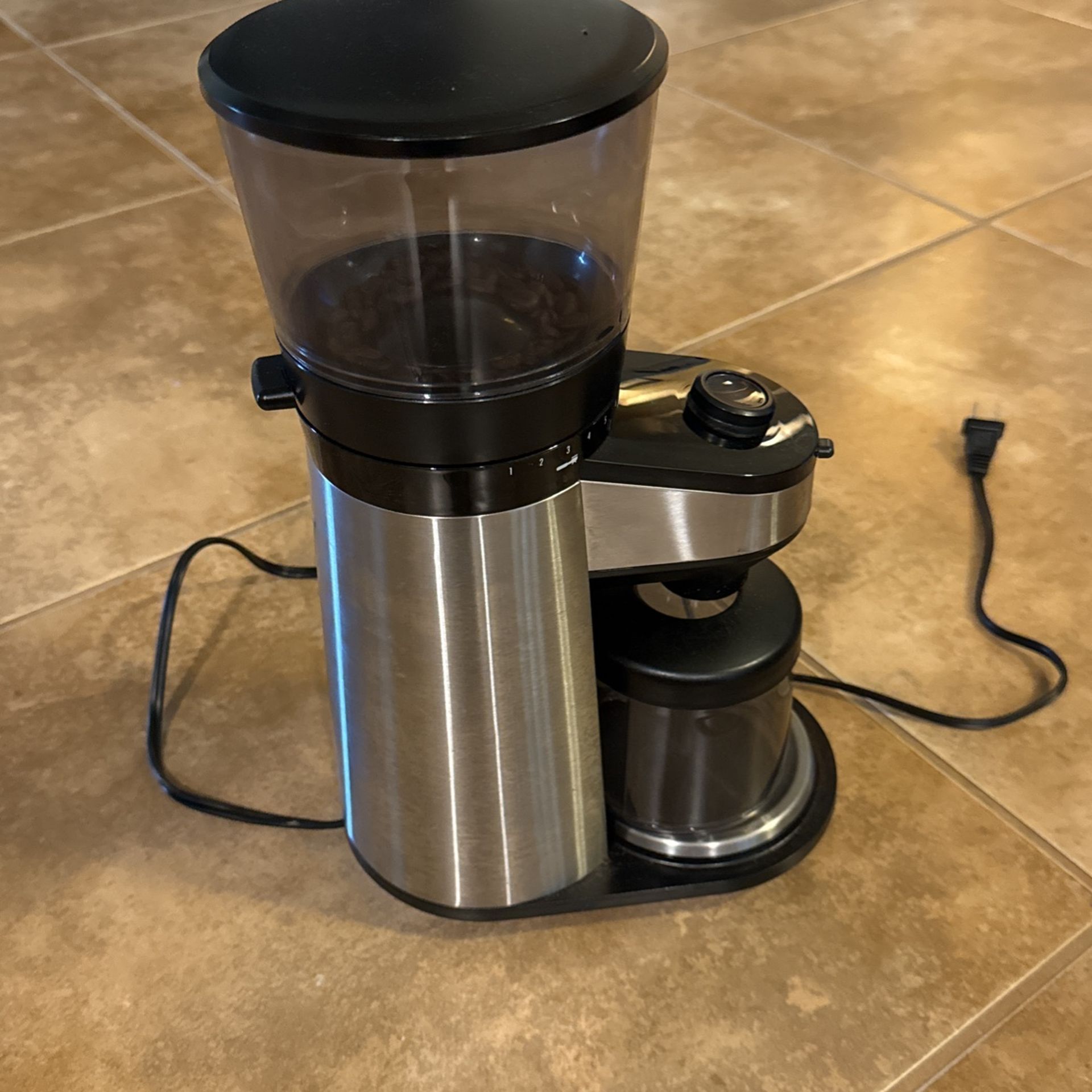 OXO Conical Burr Coffee Grinder with Integrated Scale