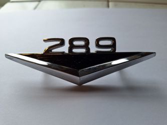 Mustang Ford 289 V-8 Emblem Badge Authentic