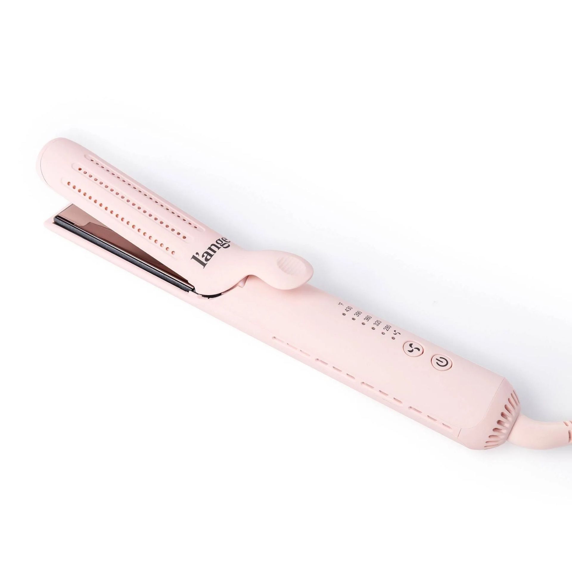 L'ange Hair Le Duo 360 Airflow Styler 2-in-1 Curling Wand & Titanium Flat Iron Hair Straightener