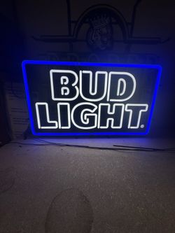 Bud light LED sign