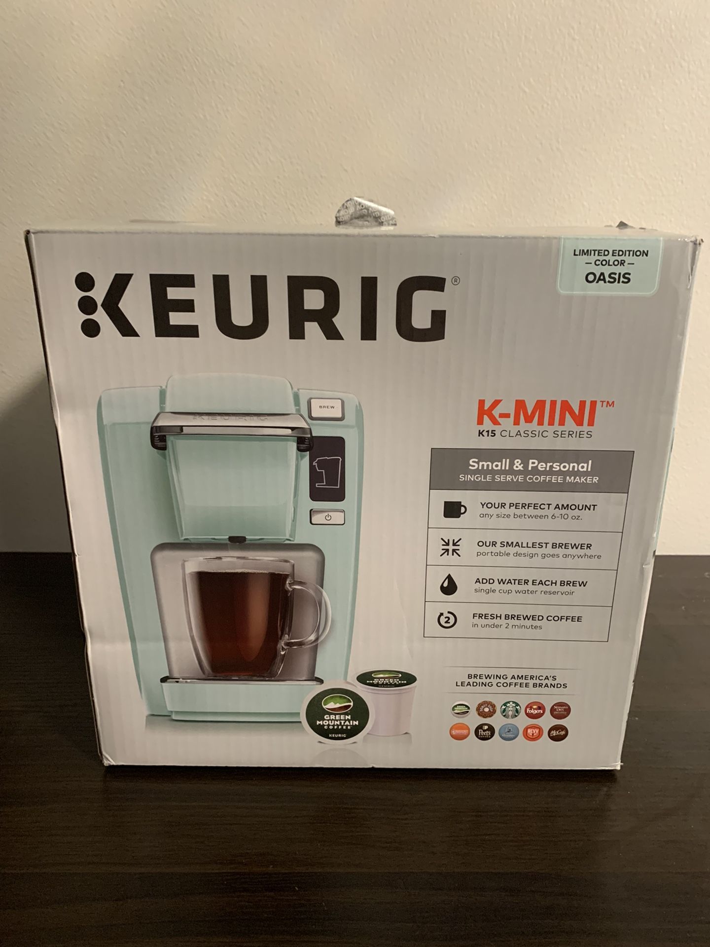 KEURIG K-Mini, in Oasis color