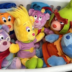 Disney’s Gummi Bears Plush Vintage Stuffed Animal Toys, Set of 6