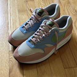Nike Air Max 1 Light Madder Root Worn Blue DV3196-(contact info removed) Size 12 Mens US