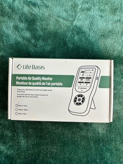 Brand new LifeBasis Air Quality Monitor Indoor, 11-in-1 Air Quality Detector