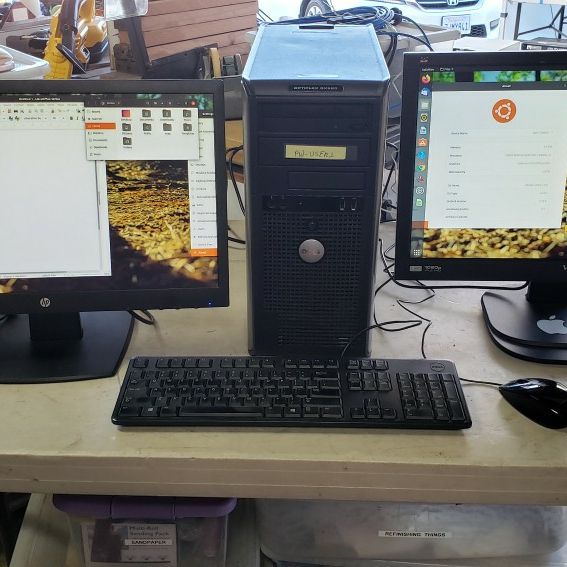 Computer System With - 2 Monitors