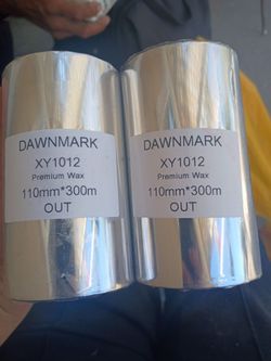 Dawnmark XY1012 Premium Wax Thermal Ribbon 2-Pack
