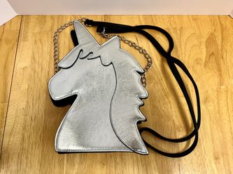 Mossimo Supply Co. Silver Unicorn Handbag.