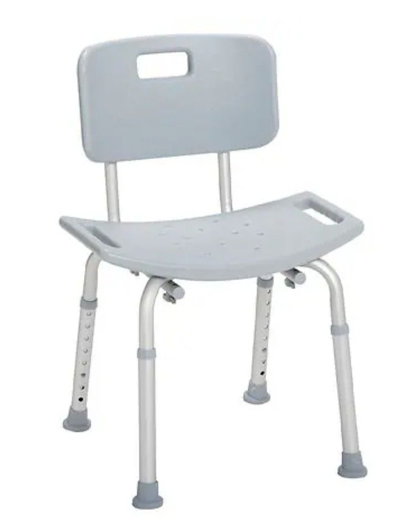 NEW-White Shower Chair