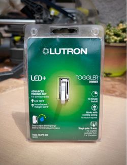 Toggler Dimmer Light Switch LED+ | Brand New | White