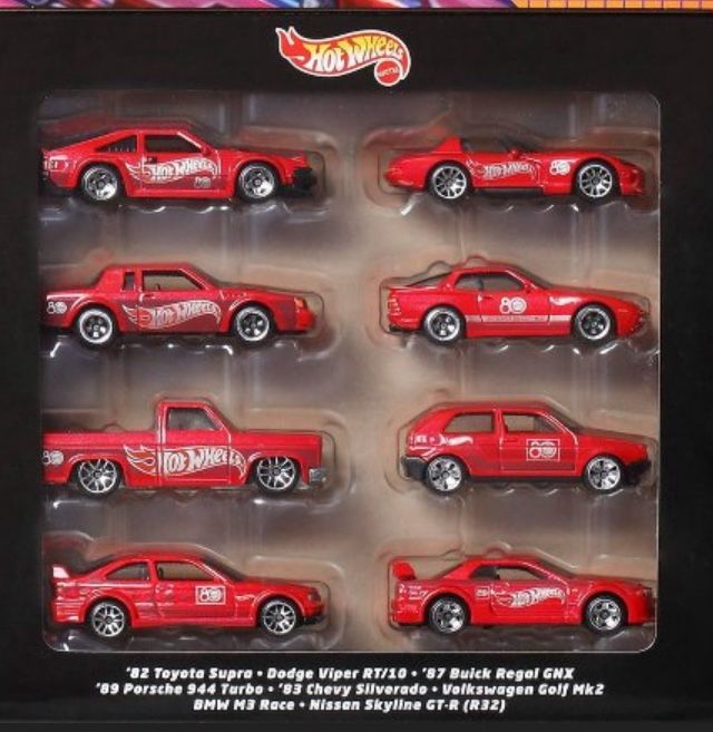 Hot Wheels 80th Anniversary Set