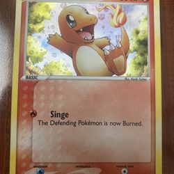 Pokemon Charmander 57/112 Reverse Holo Rare EX Fire Red Leaf Green 2004 NM 🔥