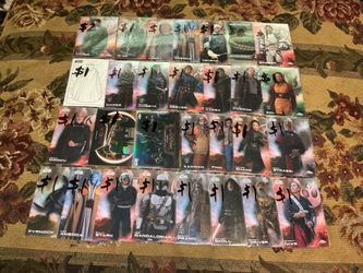 29 Topps Chrome Star Wars 2025 card lot of 29 cards