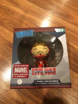 Funko Pop! Marvel Civil War Iron Man (Unmasked) Dorbs Vinyl Collectible