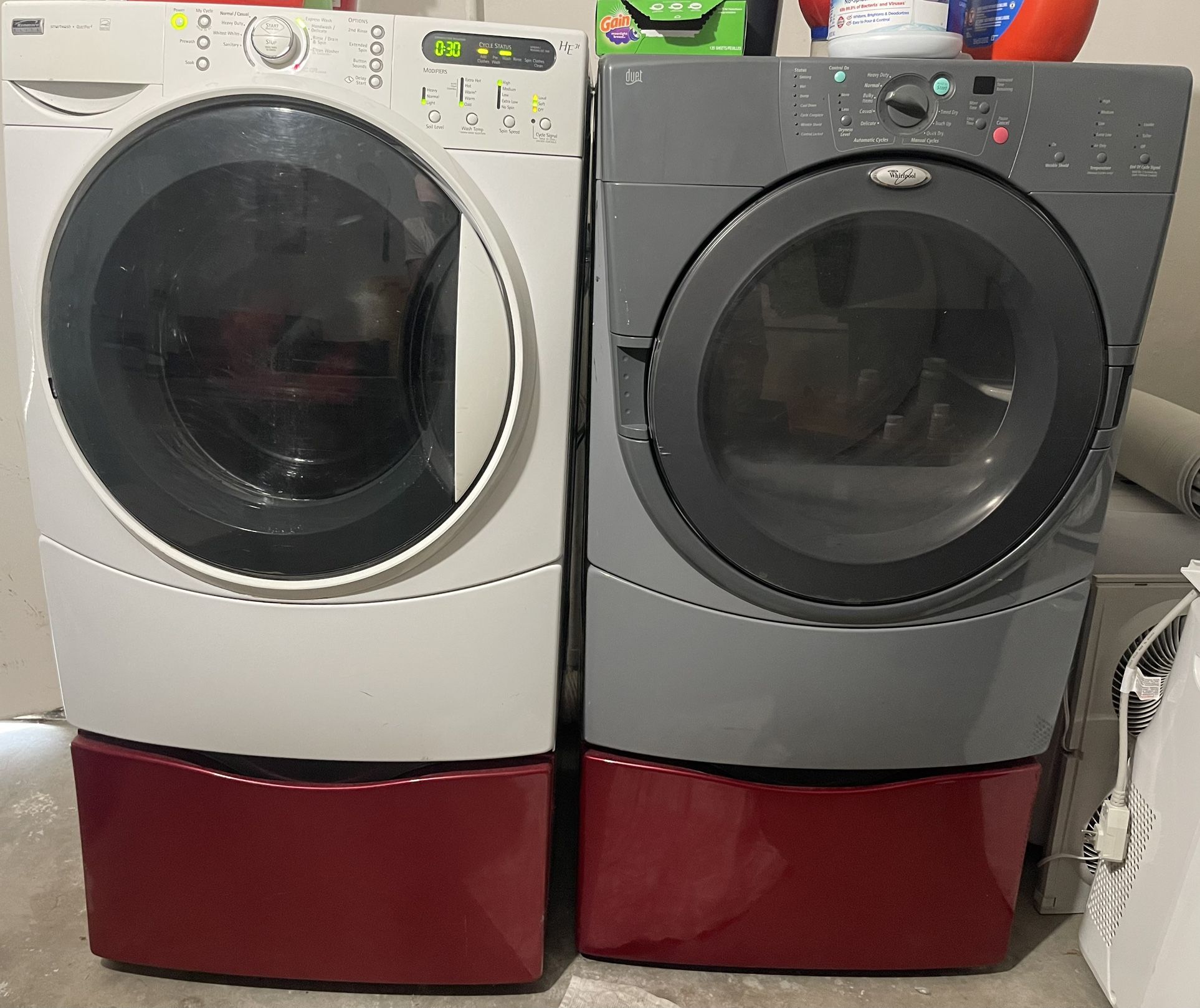 Washer and Dryer