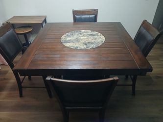 Dining set 4 chairs and table