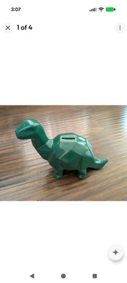 Dinosaur piggy bank