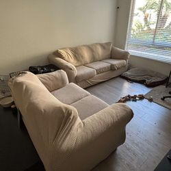 2 GRAY couches 