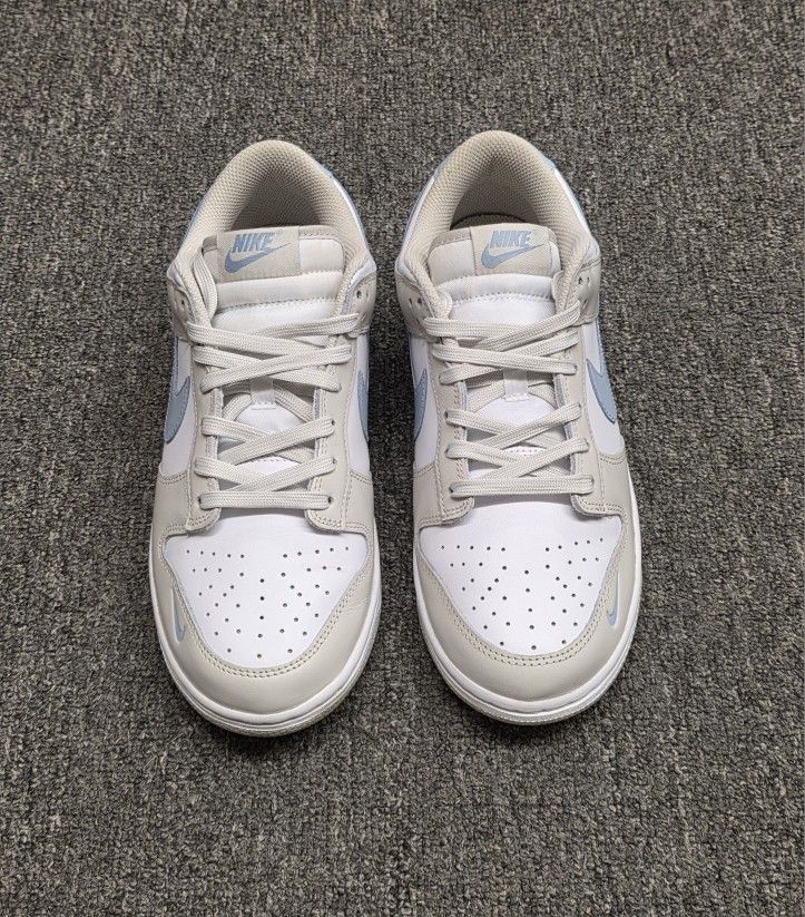 Nike Dunk Low White Light Armory Blue HF0023-100 Women's Sneakers Size 8.5