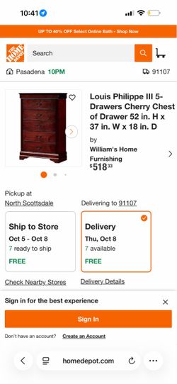New dressers