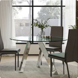 Modani Glass Dining Table – Modern Design