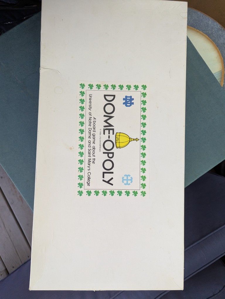 Domeopoly Notre Dame Alumni Version Of Monopoly Board Game