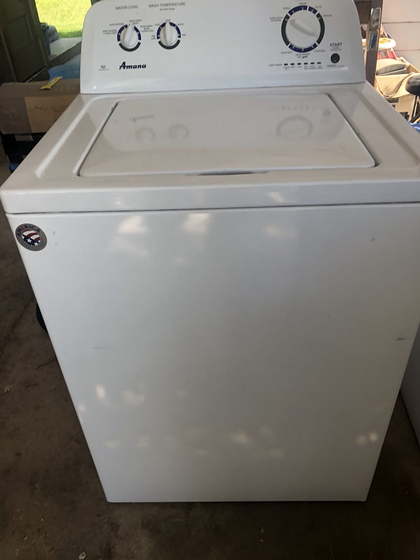 Washing Machine And Electric Dryer