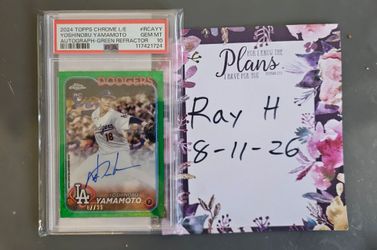 Yoshinobu Yamamoto Auto Rookie Card