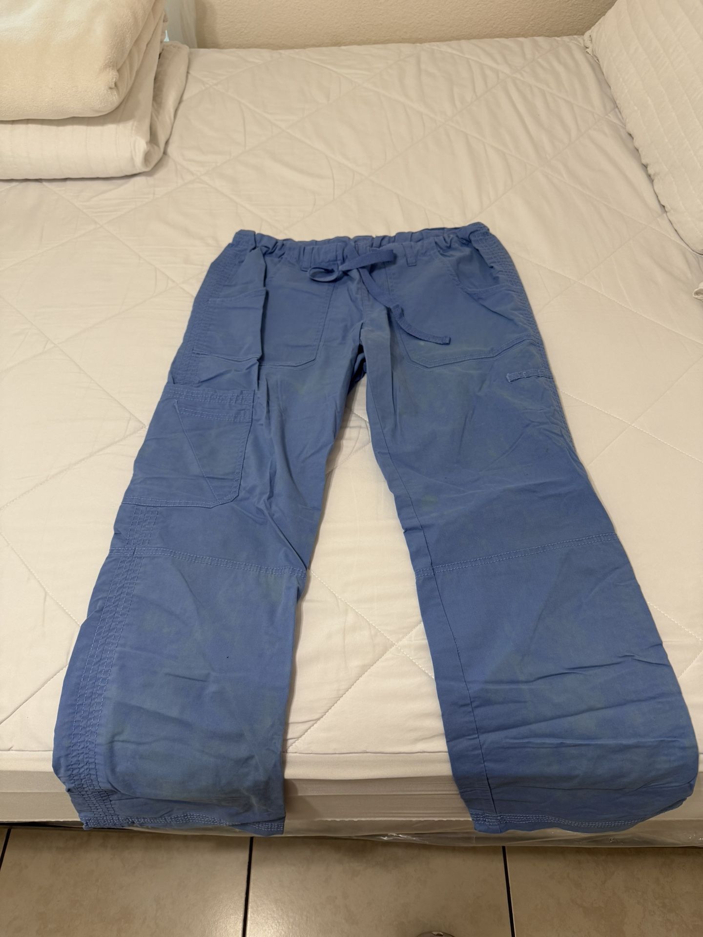 Dusty Blue Scrub Bottoms