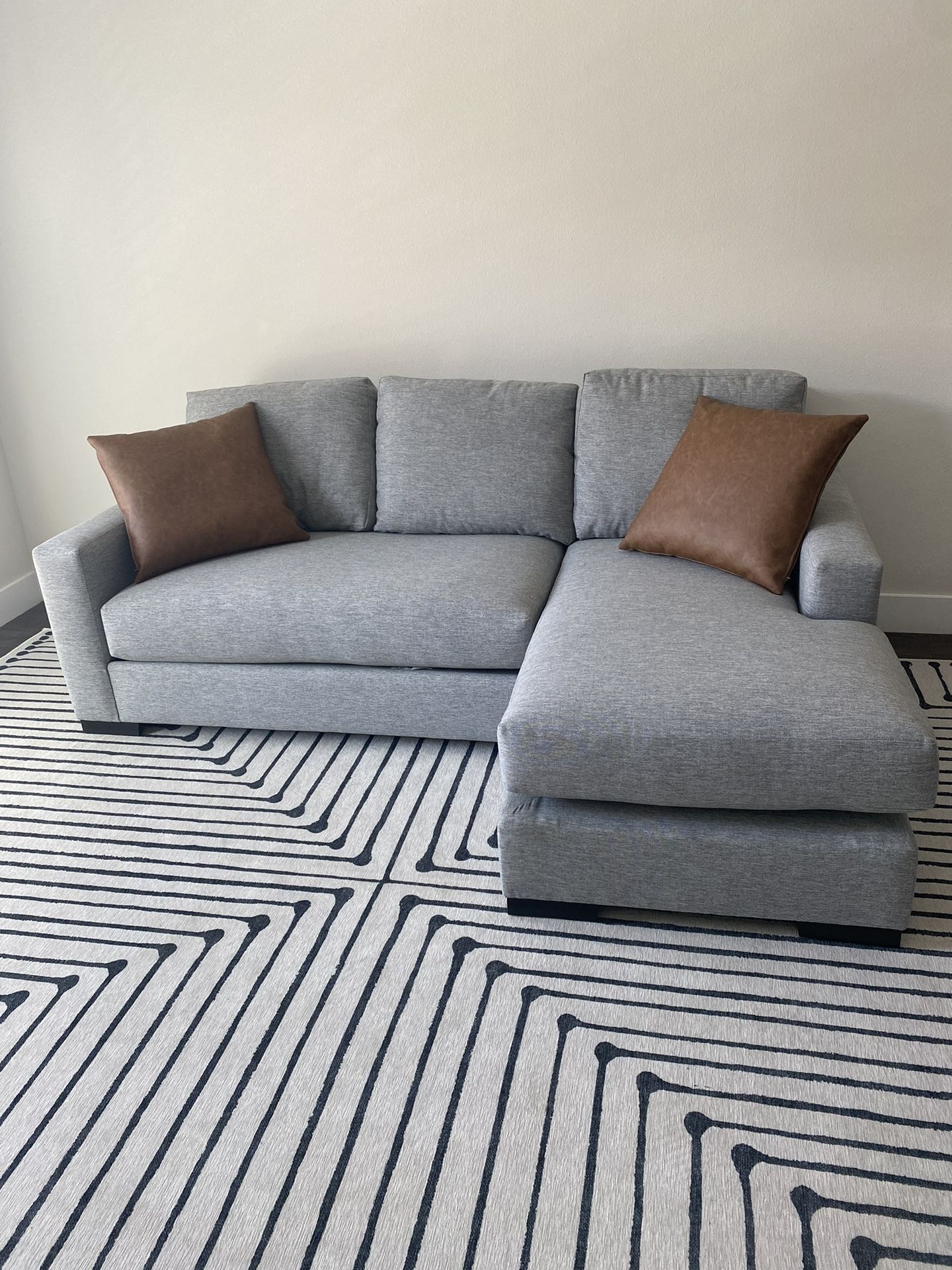 Custom convertible couch