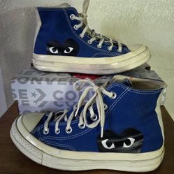 Womens Converse Chuck Taylor's Blue Heart