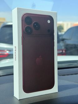 iPhone 18 Pro Max Burgendy 256gb NEW