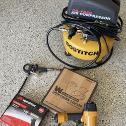 Bostitch Air Compressor Bundle 