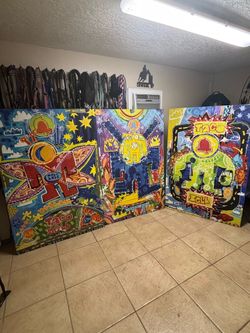 Pop Art collectible Taco Bell canvases set
