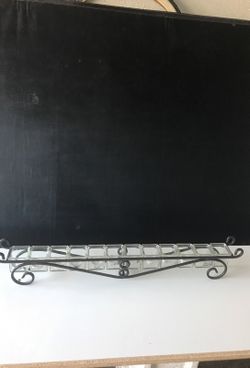 Candle iron fixture