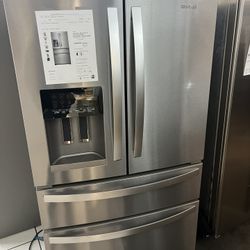Whirlpool 4dr Refrigerator Stainless Steel 