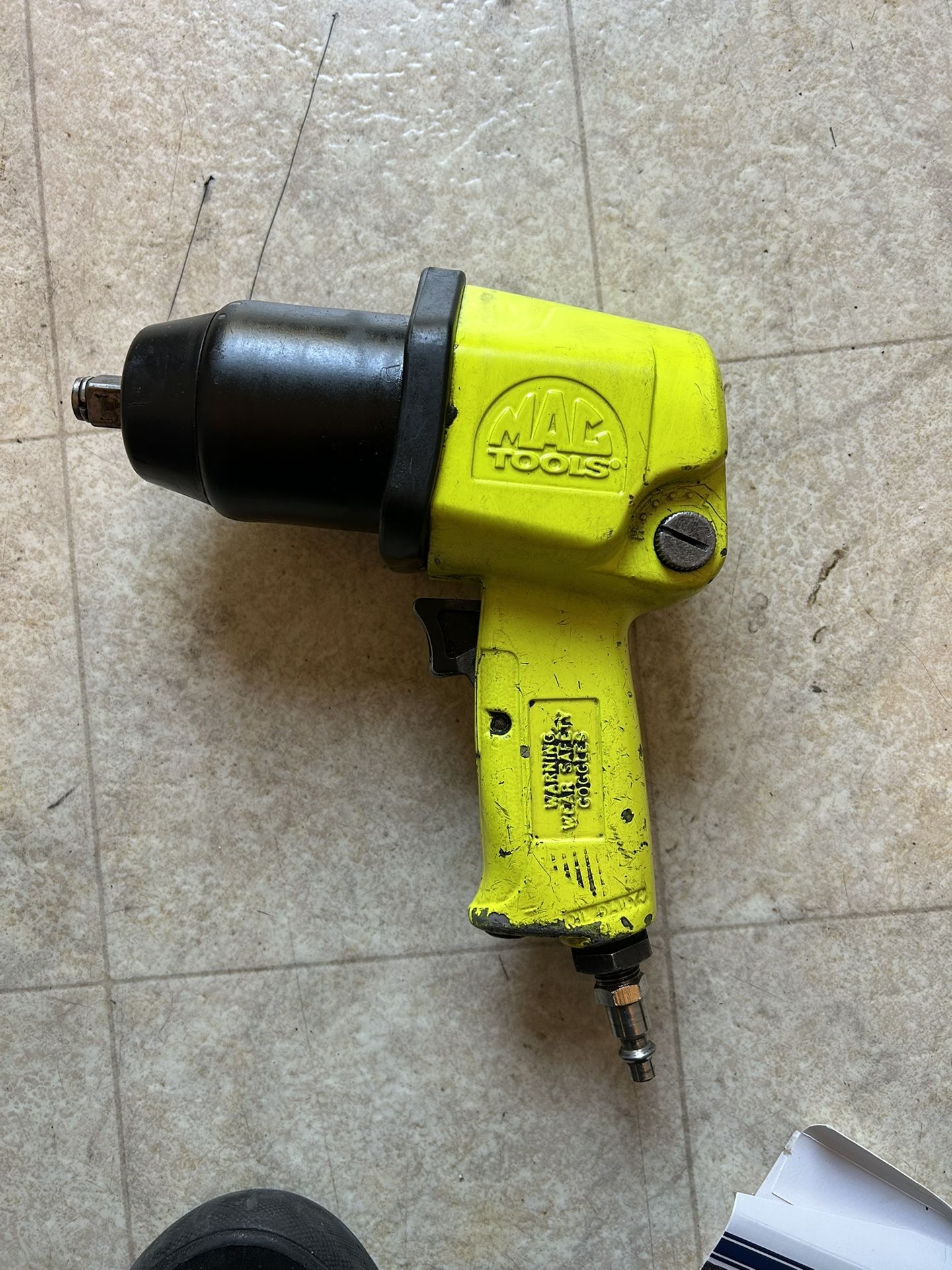 Limited Edition, Neon Green, Mac Tools, Half Inch Air Impact