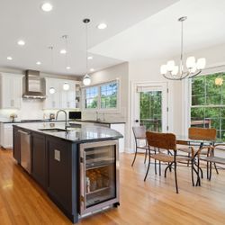 5-Piece Wicker & Metal Dining Set W/Glass Ton Table-Indoor/Outdoor-Sturdy & Stylish