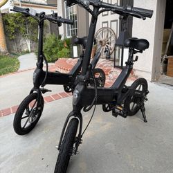2 Jetson Haze Electric Bikes