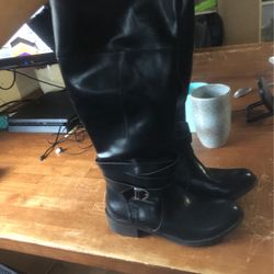 High Leather Boots