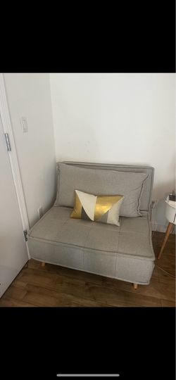 Convertible sleeper love seat, small sofa