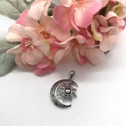 Celtic Moon and Sun Pendant.