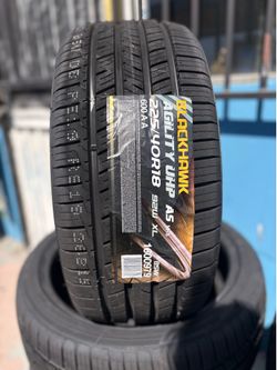 225-40-18  Blackhawk $320 Instaladas y balanceadas  cash.  24914 east 5th st San Bernardino ca  909-/283-/2446. Gracias 🙏