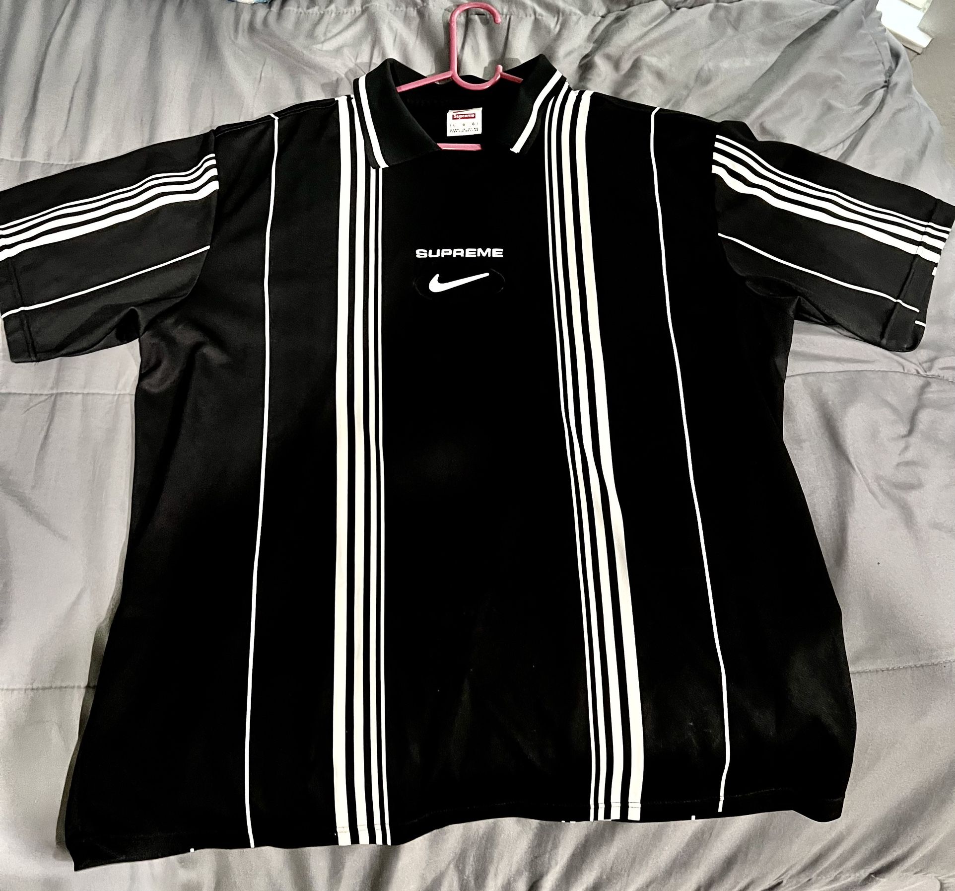 Supreme/ Nike Jewel Stripe Soccer Jersey