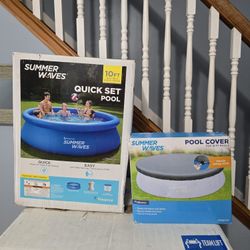Above Ground  Round Pool With Cover