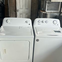 Heavy-Duty Washer And Dryer