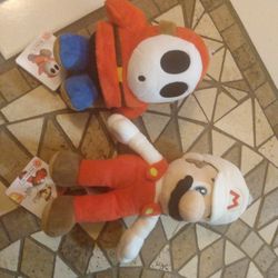 Brand New Super Mario All-Star Collection Plushies 15Each